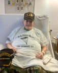 1SG Carr Wearing US Paratroops T-Shirt