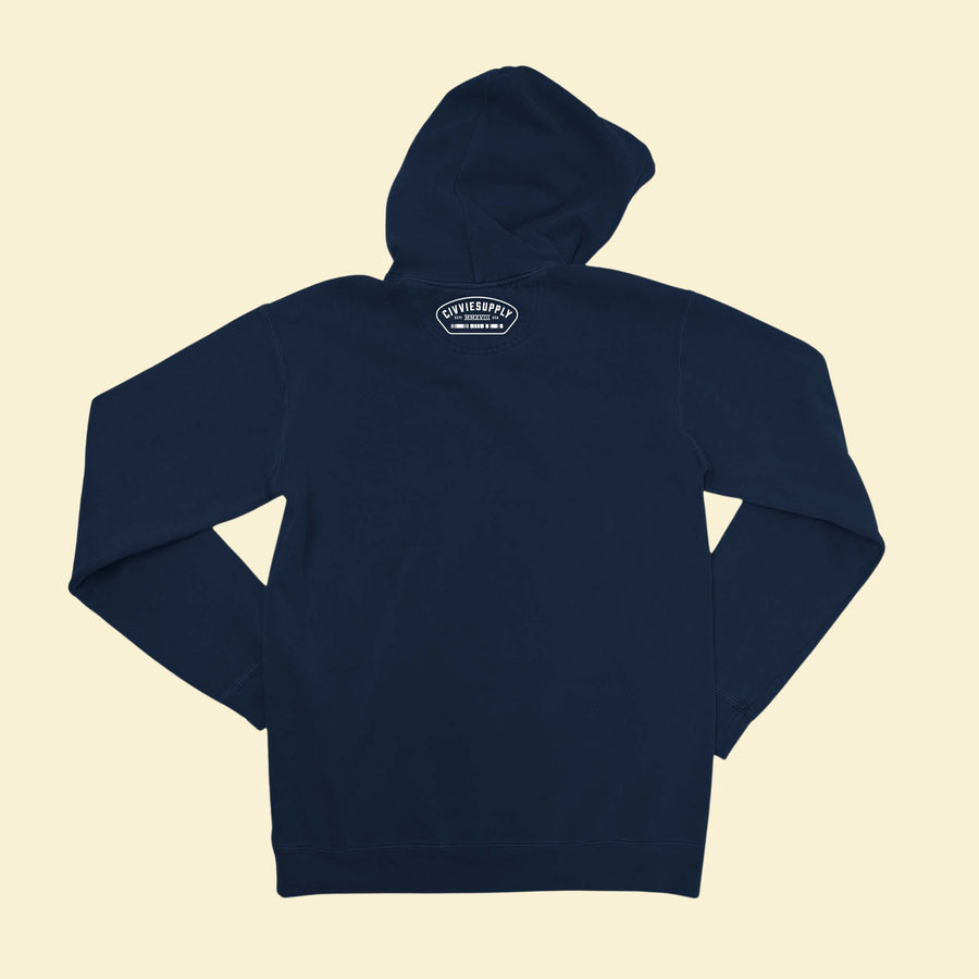 Airborne All the Way Hoodie (Champion) Back Photo