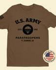 Airborne Classic PT Shirt (Coyote Brown) Front Photo