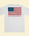American Flag Pocket T-Shirt Back