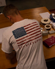 American Flag Pocket T-Shirt Male Lifestyle Photo
