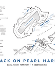 Map of Pearl Harbor