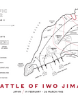 Battle of Iwo Jima Map