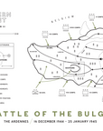 Map of the Battle of the Bulge
