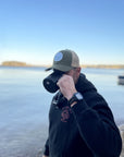 The CIVVIESUPPLY Airborne Trucker Hat Lifestyle Photo 2
