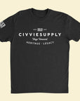 CIVVIESUPPLY Heritage T-Shirt Front