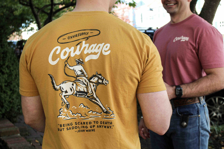 Courage: The John Wayne Shirt Lifestyle Photo