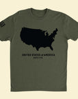 EST 1776 T-Shirt (OCP Green)