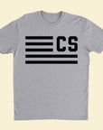 Flags Forward CIVVIESUPPLY T-Shirt Front Photo