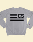 Flags Forward Crewneck Sweatshirt (Champion) Front