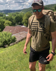 Flags Forward Military Green T-Shirt Army Soldier Lifestyle Photo