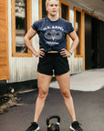 Jump Wings Airborne T-Shirt Female Lifestyle Photo