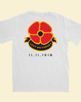 Lest We Forget Pocket T-Shirt Back