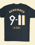 Remember 9/11 T-Shirt Back