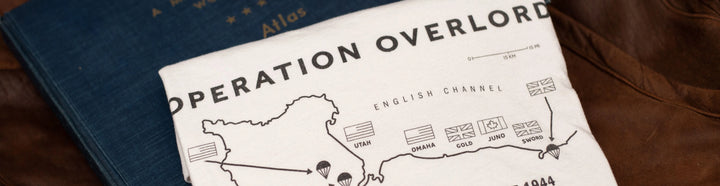 Map of Operation Overlord T-Shirt