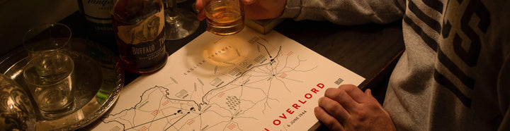 Map of Operation Overlord