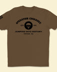 Operation Currahee Coyote Brown PT Shirt Front