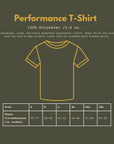Operation Currahee Coyote Brown PT Shirt Size Chart