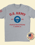 Airborne Classic Gray T-Shirt Front