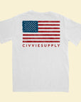 American Flag Pocket T-Shirt Back