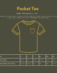American Flag Pocket T-Shirt Size Chart