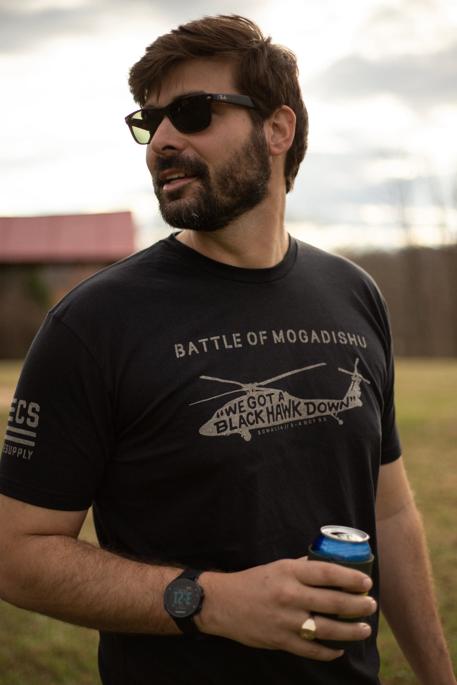 Battle of Mogadishu T-Shirt Male Lifestyle Photo