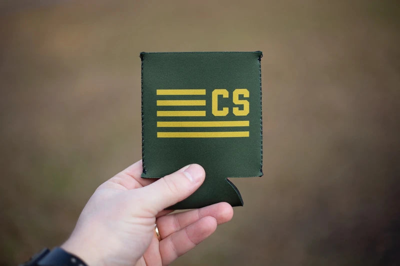 CIVVIESUPPLY Flags Forward Koozie Back