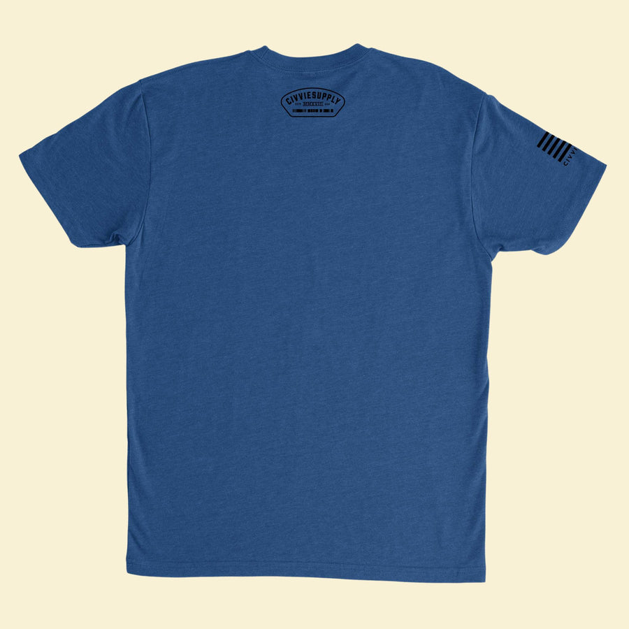 EST 1776 T-Shirt (Indigo Blue) Back