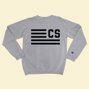 Flags Forward Crewneck Sweatshirt (Champion) Front