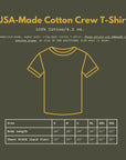 Fort Jackson — Victory Starts Here White T-Shirt Size Chart