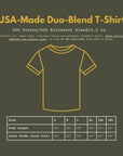 Infantry Branch T-Shirt Size Chart