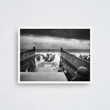 Into the Jaws of Death Framed Photo