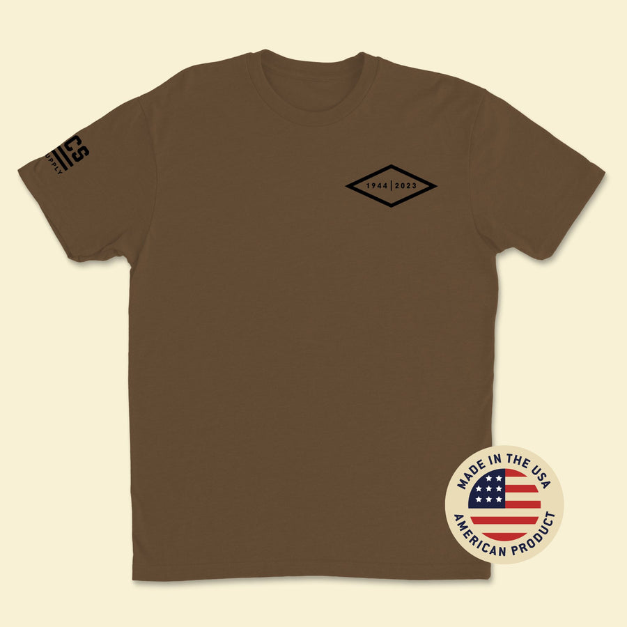 Rangers Lead the Way Coyote Brown PT Shirt Front