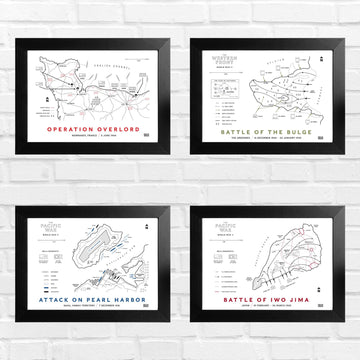 CIVVIESUPPLY World War II Battle Map Bundle